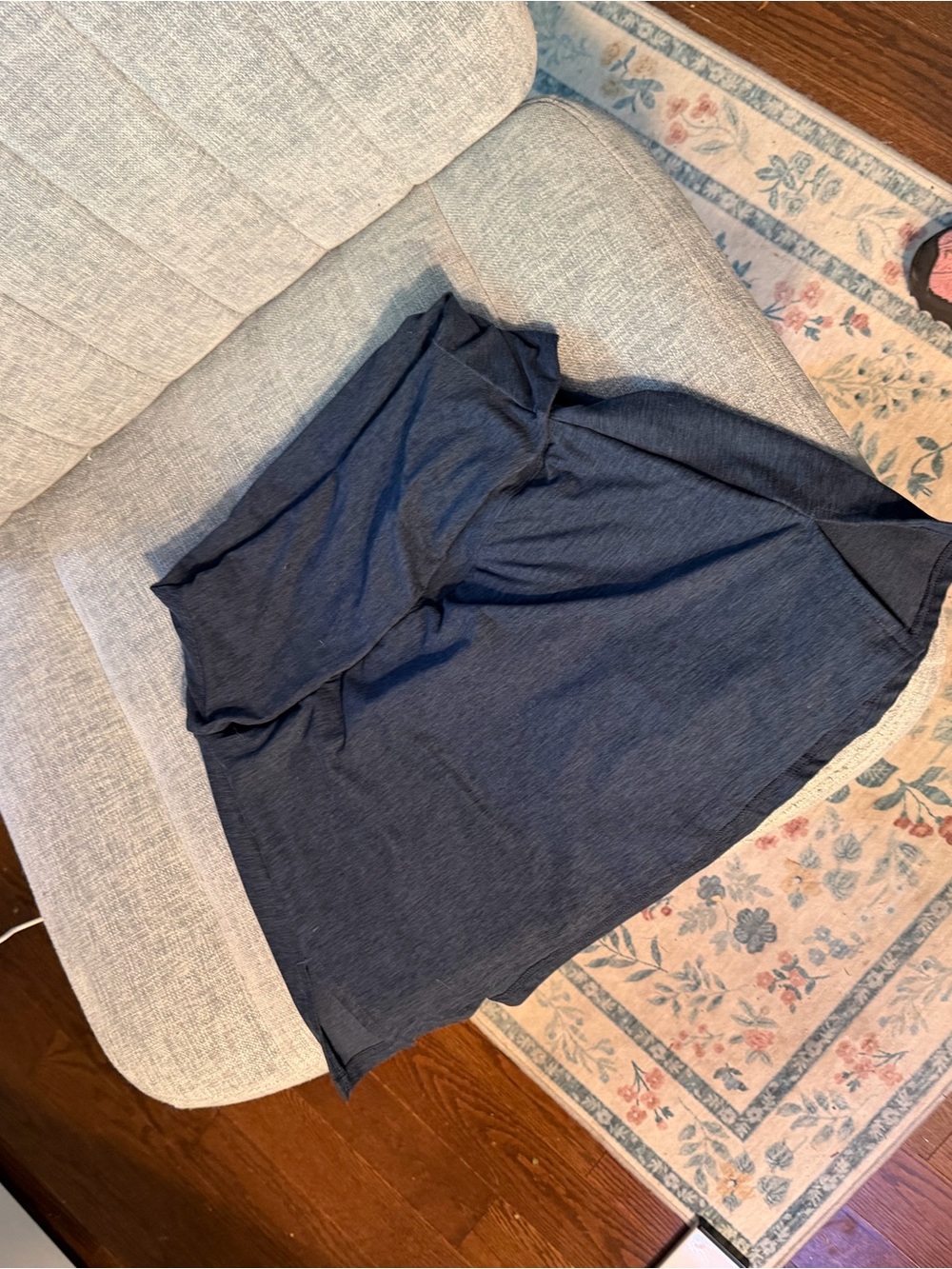 Classic Navy Mini Skirt with Comfortable Stretch Waistband